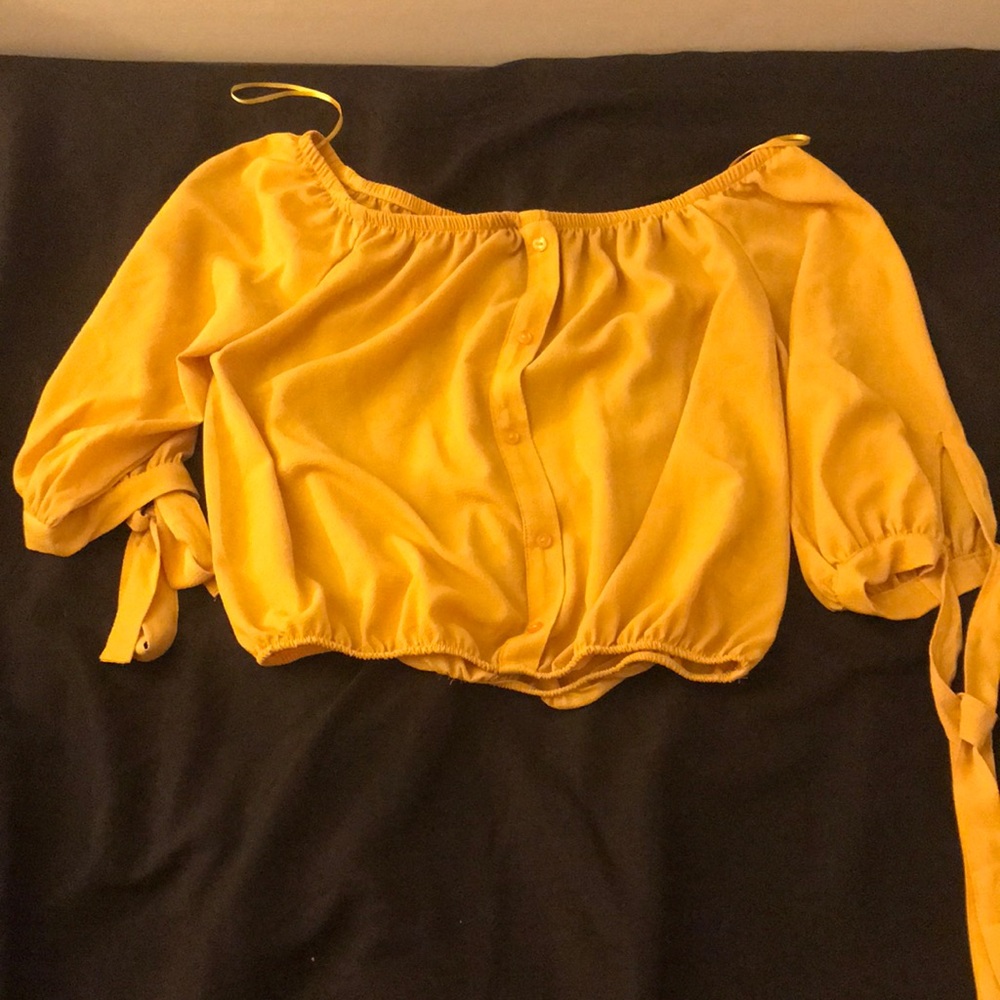 Ambiance Blouses | Yellow Orange Blouse